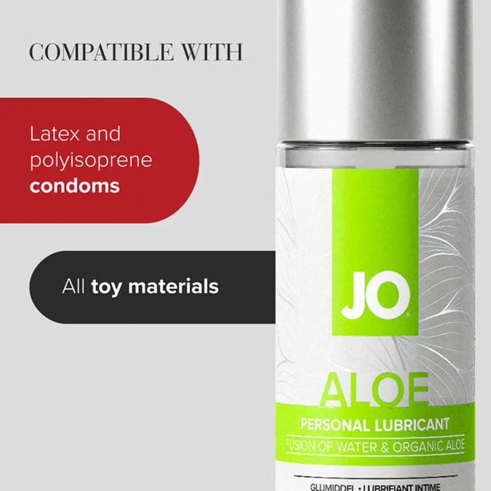 JO Aloe - 60ml - Water Based Lubricant with Aloe - 60 ml Bottle JO Discreet Intimate Essentials.