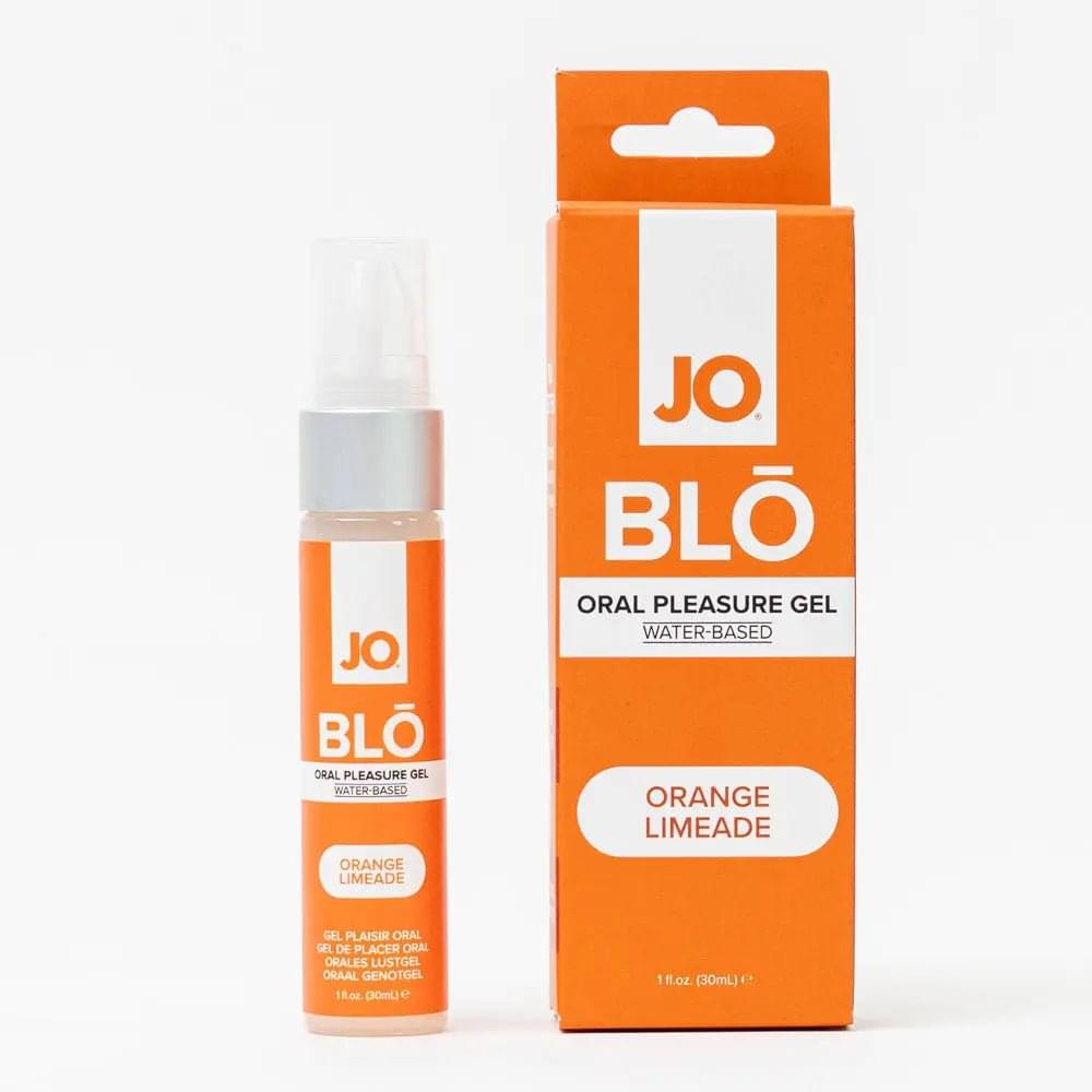 JO Blo Orange Limeade - Orange Limeade Flavoured Oral Pleasure Gel - 30 ml Bottle JO Discreet Intimate Essentials.