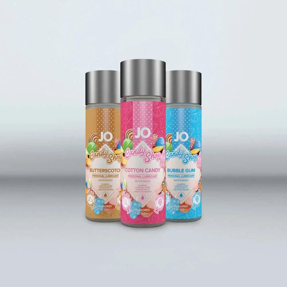 JO Candy Shop Butterscotch Lube  - 60 mL - Butterscotch Flavoured Water Based Lubricant - 60 ml Bottle JO Discreet Intimate Essentials.