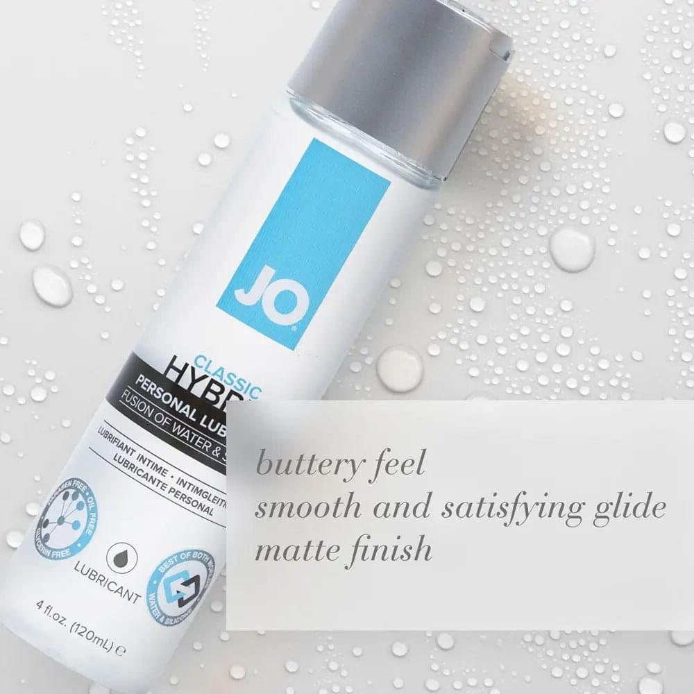 JO Classic Hybrid - Hybrid Lubricant - 120 ml Bottle JO Discreet Intimate Essentials.