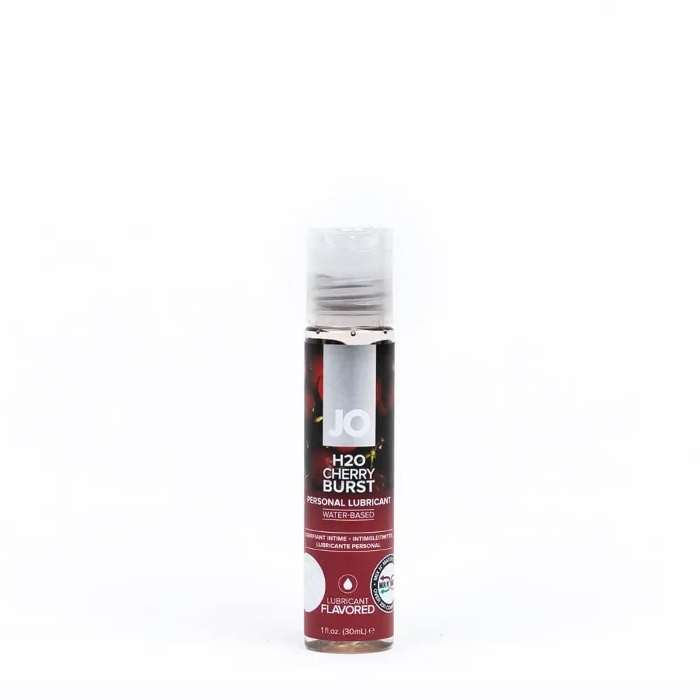 JO H2O Cherry Burst Lube - 30 mL - Cherry Flavoured Water Based Lubricant - 30 ml Bottle JO Discreet Intimate Essentials.