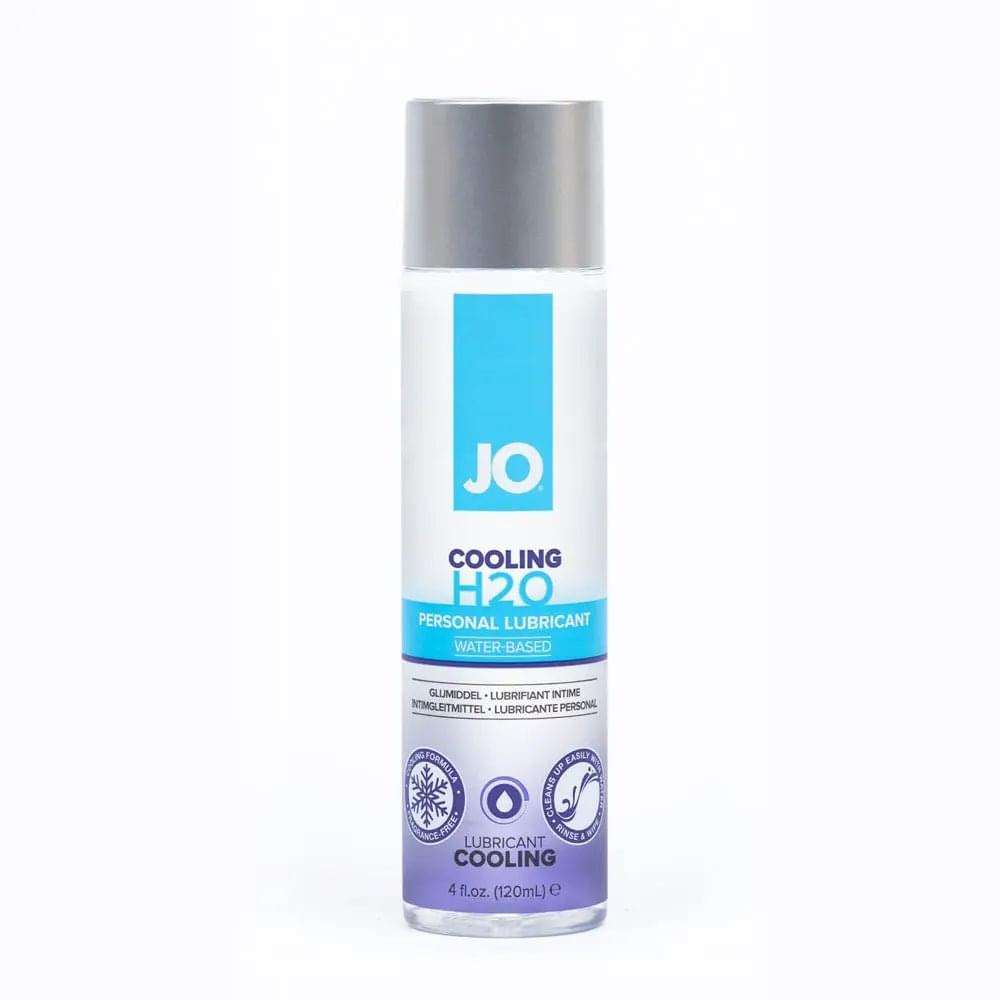 JO H2O Cooling Lube - 120 mL - Water Based Cooling Lubricant - 120 ml Bottle JO Discreet Intimate Essentials.
