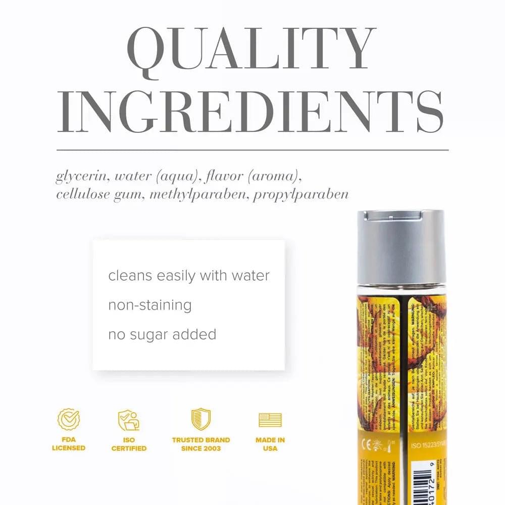 JO H2O Juicy Pineapple Lube - 120 mL - Pineapple Flavoured Water Based Lubricant - 30 ml Bottle JO Discreet Intimate Essentials.
