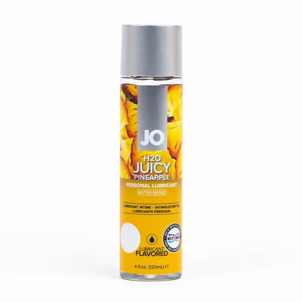 Shop affordable quality JO H2O Juicy Pineapple Lube - 120 mL - Pineapple Flavoured Water Based Lubricant - 30 ml Bottle - Discreet Intimate Essentials - LOTIONS & LUBES - JO