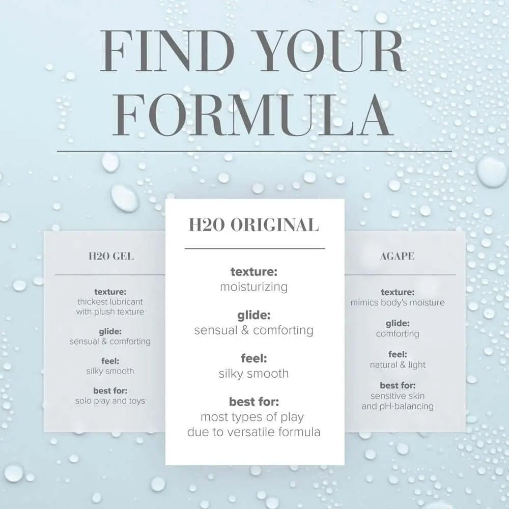 JO H2O Original Lube - 30 mL - Water Based Lubricant - 30 ml Bottle JO Discreet Intimate Essentials.