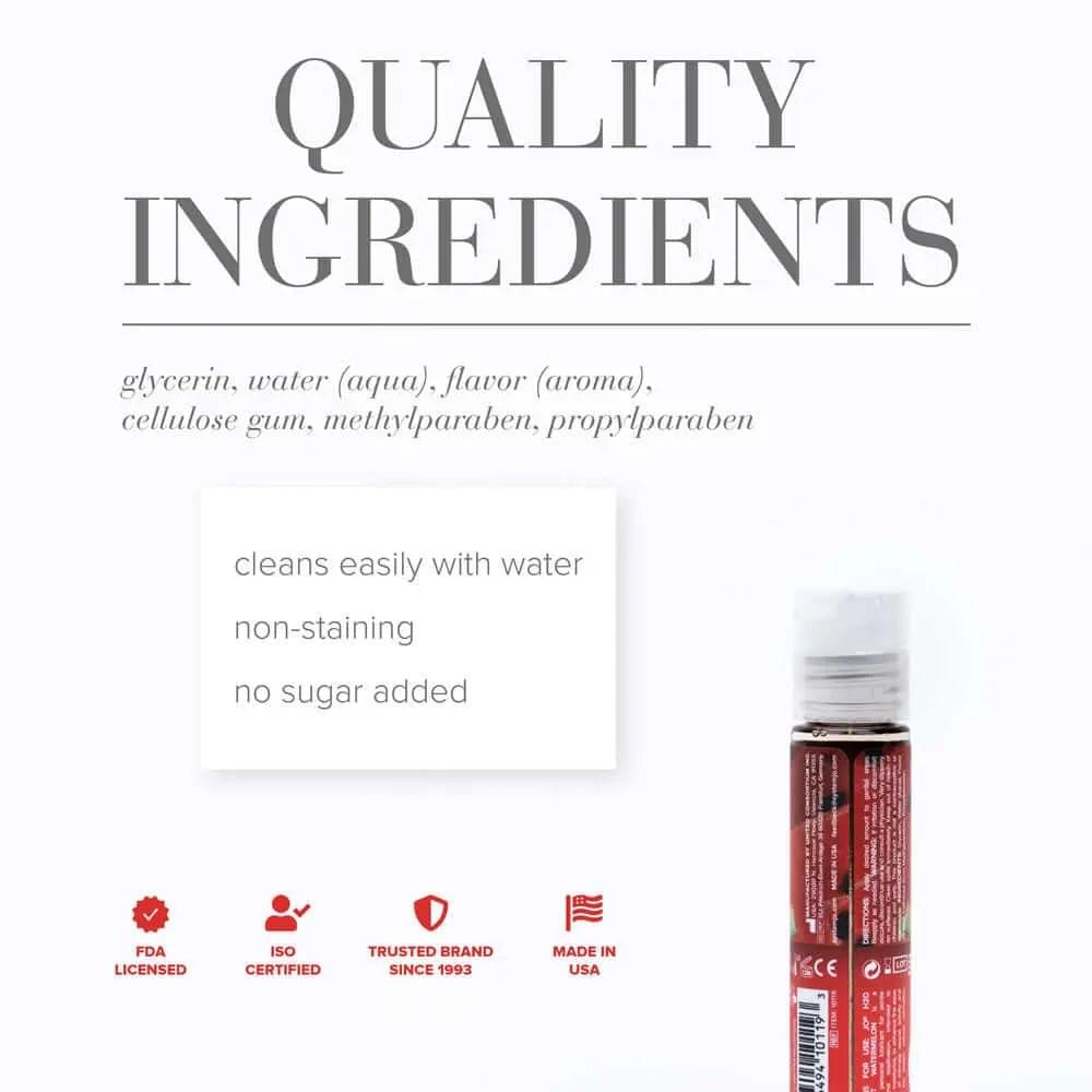 JO H2O Succulent Watermelon Lube - 30 mL - Watermelon Flavoured Water Based Lubricant - 30 ml Bottle JO Discreet Intimate Essentials.