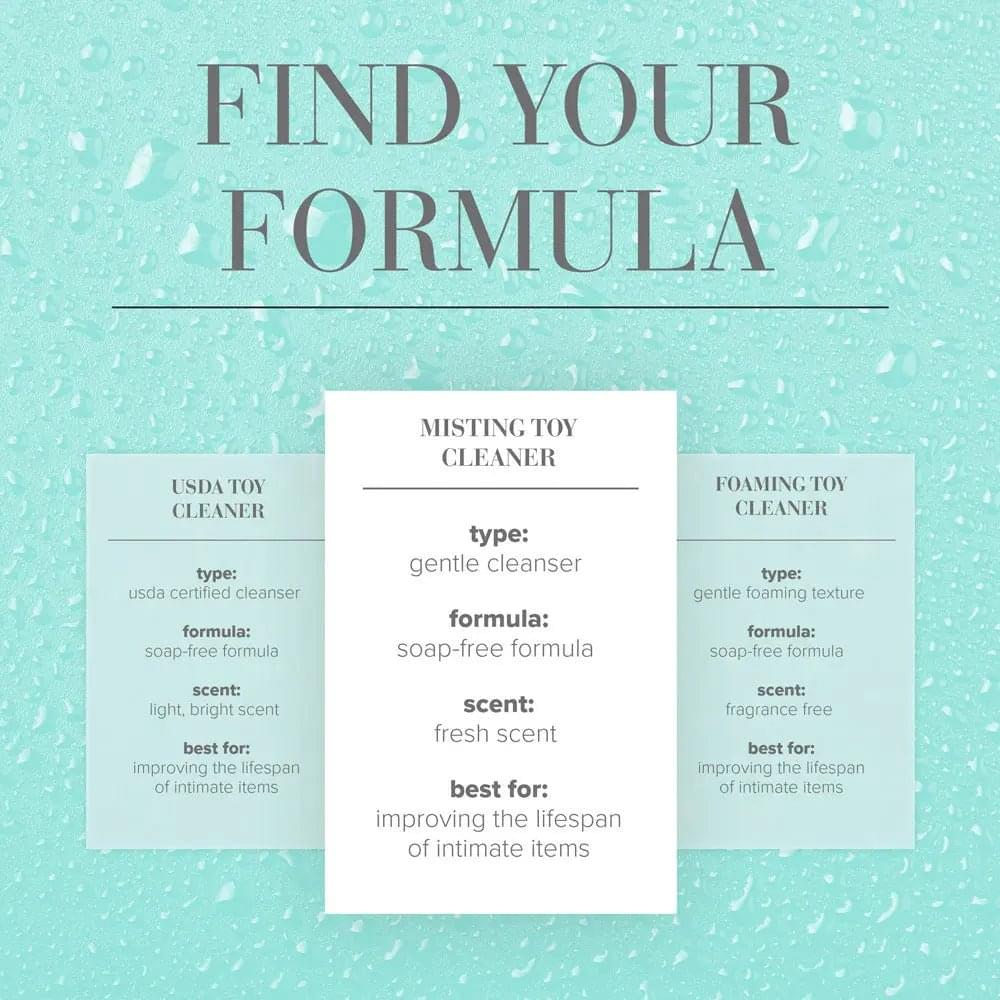 JO Misting Toy Cleaner - 120 mL - Misting Toy Cleaner - 120 ml Spray Bottle JO Discreet Intimate Essentials.