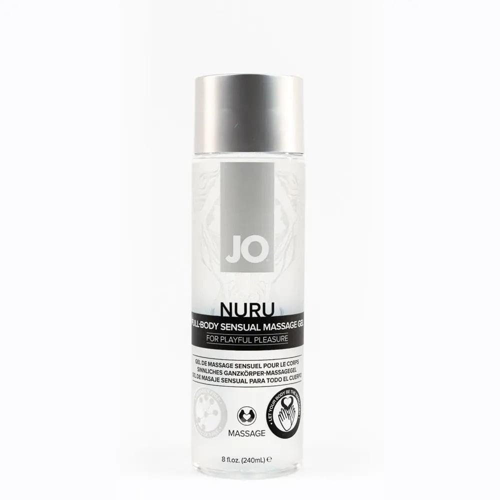 JO Nuru Massage Gel - 240ml - Nuru Massage Lubricant - 240 ml Bottle JO Discreet Intimate Essentials.