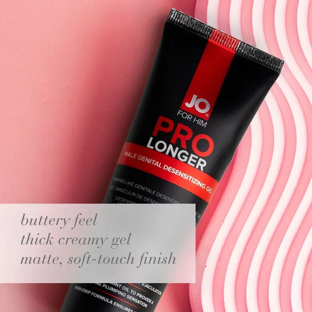 JO Prolonger Gel - 60 mL - Penis Desensitising Gel - 60 ml Tube JO Discreet Intimate Essentials.