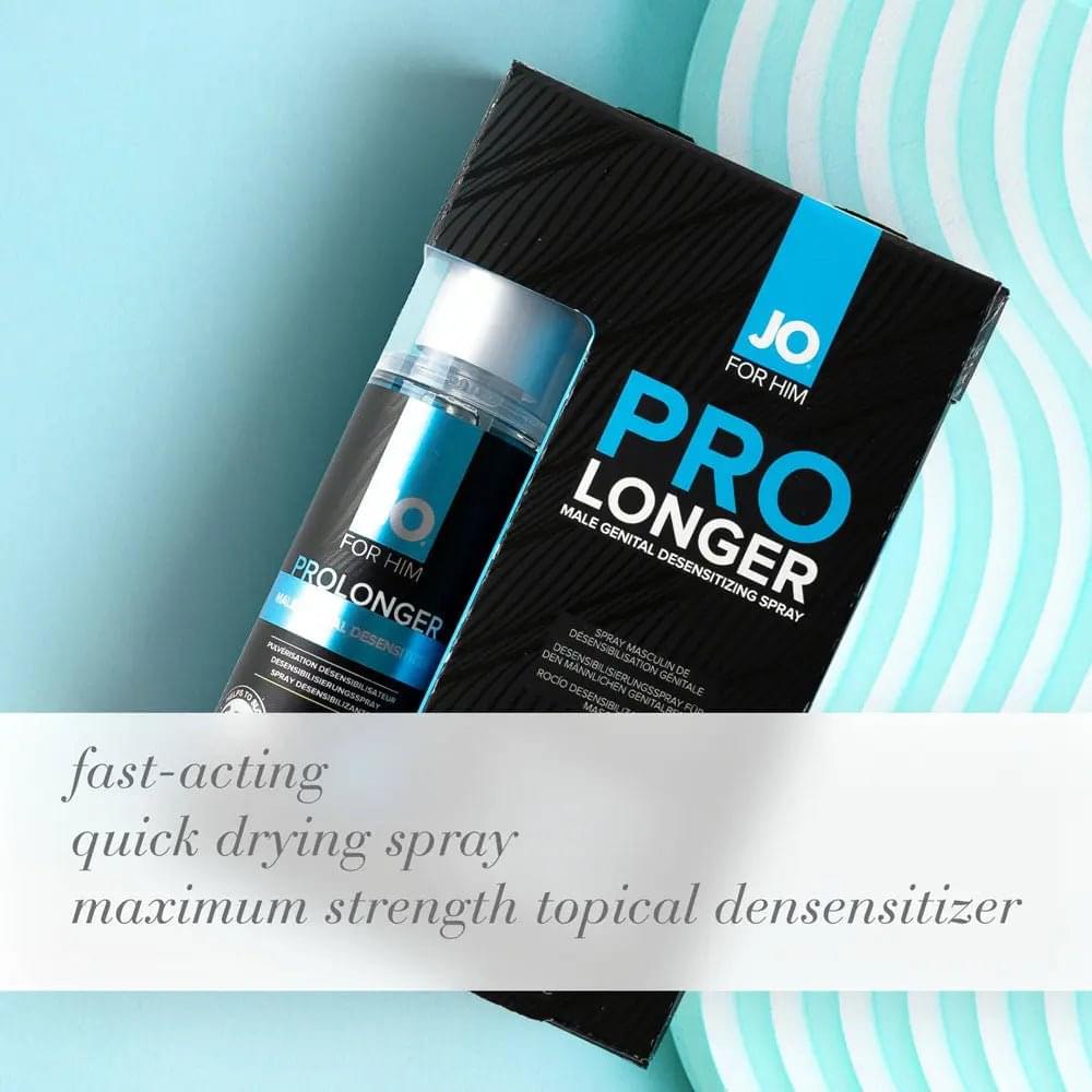 JO Prolonger Spray - 60 mL - Desensitising Spray for Men - 60 ml Spray Bottle JO Discreet Intimate Essentials.
