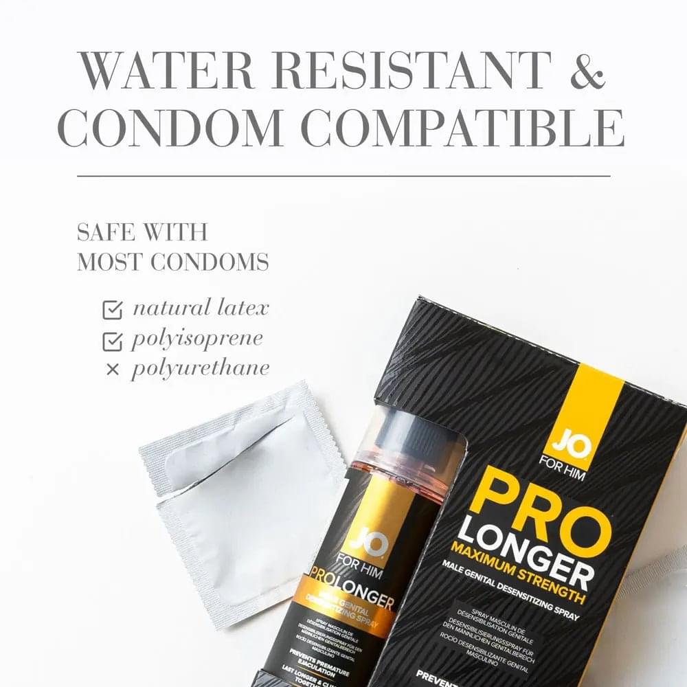 JO Prolonger Spray - 60 mL - Desensitising Spray for Men - 60 ml Spray Bottle JO Discreet Intimate Essentials.