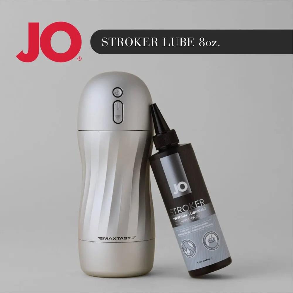 JO Stroker Lube - 240ml - Water Based Stroker Lubricant - 240 ml Bottle JO Discreet Intimate Essentials.