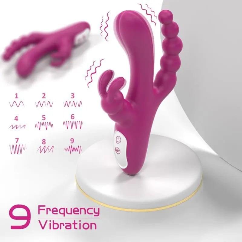 Joker Triple Ecstasy Vibrator S-Hande Discreet Intimate Essentials.