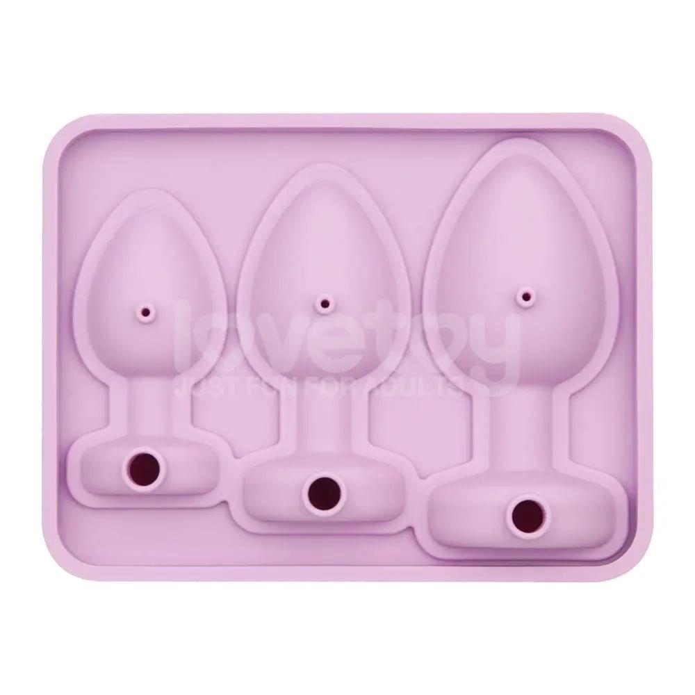 Jokes & Parties Butt Plug Silicone Ice Tray - Novelty Ice Tray Lovetoy Discreet Intimate Essentials.