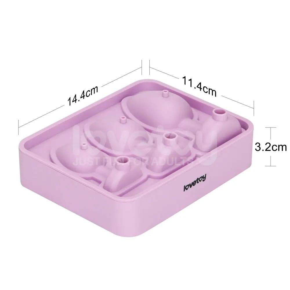 Jokes & Parties Butt Plug Silicone Ice Tray - Novelty Ice Tray Lovetoy Discreet Intimate Essentials.