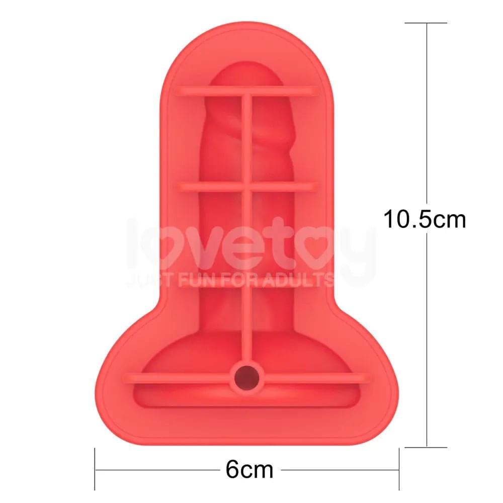 Jokes & Parties Mini Penis Silicone Ice Tray - Novelty Ice Tray Lovetoy Discreet Intimate Essentials.