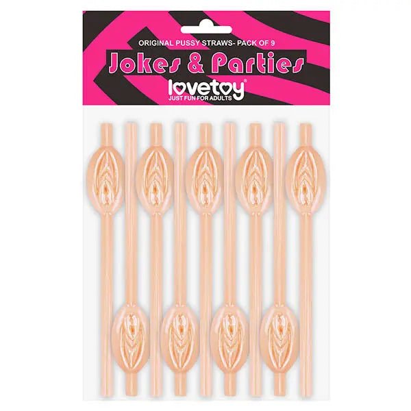 Shop affordable quality Jokes & Parties Original Pussy Straws - Pussy Straws - Set of 9 - Discreet Intimate Essentials - NOVELTIES - Lovetoy