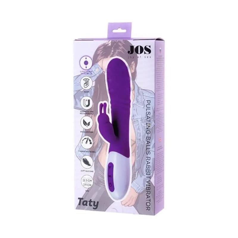 JOS Taty Pulsating Rabbit Vibrator JOS Discreet Intimate Essentials.