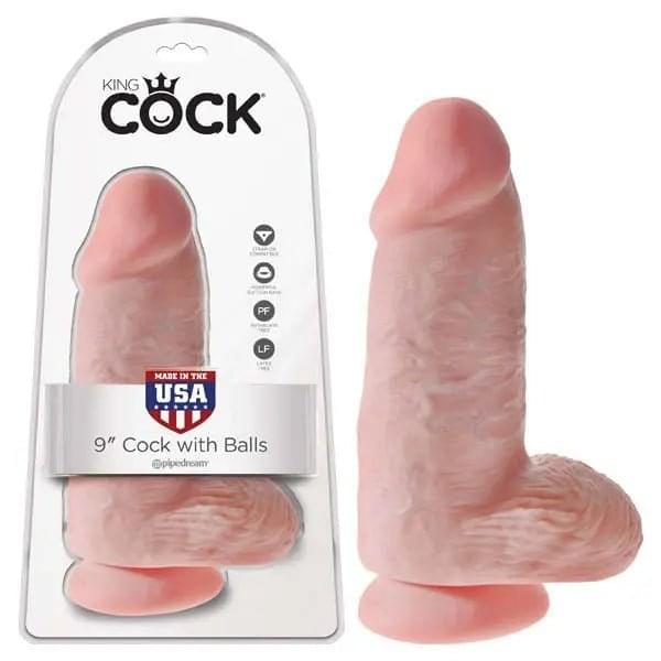 King Cock Chubby -  22.9 cm (9'') Dong Pipedream Discreet Intimate Essentials.