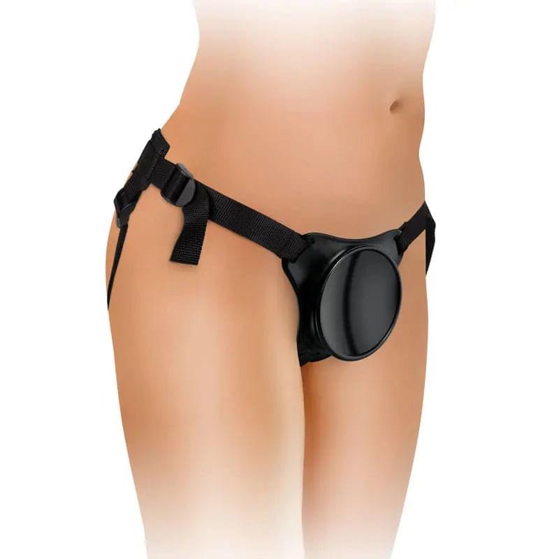 King Cock Elite Beginner's Body Dock Strap-On Harness - Black Adjustable Strap-On Harness (No probe included) Pipedream Discreet Intimate Essentials.