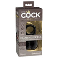 King Cock Elite The Crown Jewels Vibrating Silicone Balls -  USB Rechargeable Vibrating Cock Ring Pipedream Discreet Intimate Essentials.