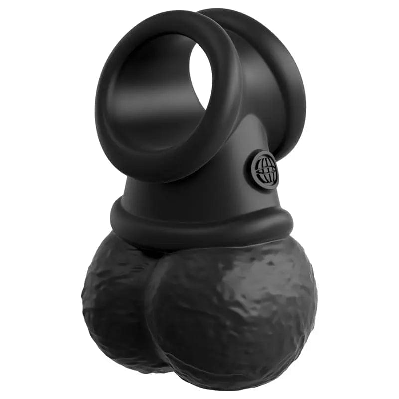 King Cock Elite The Crown Jewels Vibrating Silicone Balls -  USB Rechargeable Vibrating Cock Ring Pipedream Discreet Intimate Essentials.