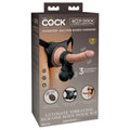 King Cock Elite Ultimate Vibrating Silicone Body Dock Kit - Body Dock Strap-On Harness with 17.8 cm Vibrating Dong & Vibrating Balls Pipedream Discreet Intimate Essentials.