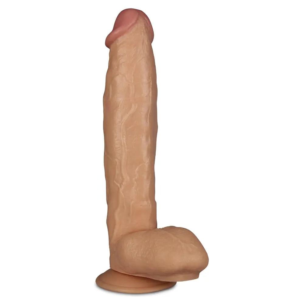 King Size 11'' Realistic Dildo -  29.5 cm Dong Lovetoy Discreet Intimate Essentials.