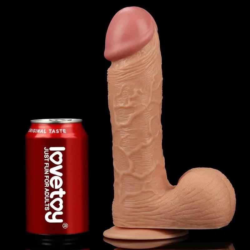 King Size 9'' Realistic Dildo -  23 cm Dong Lovetoy Discreet Intimate Essentials.