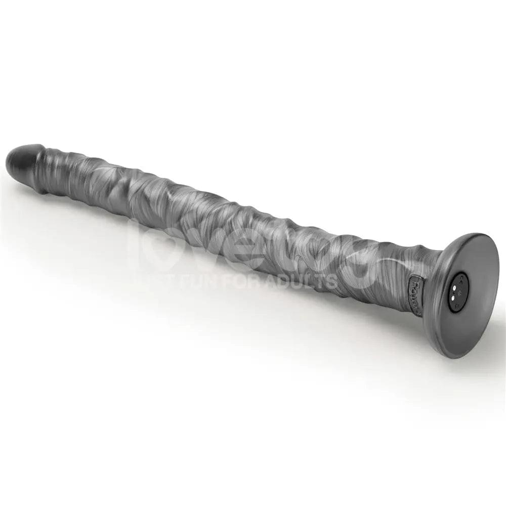 King Sized Vibrating Vibrax Slider - Grey 40.8 cm (16'') USB Rechargeable Vibrating Dildo Lovetoy Discreet Intimate Essentials.