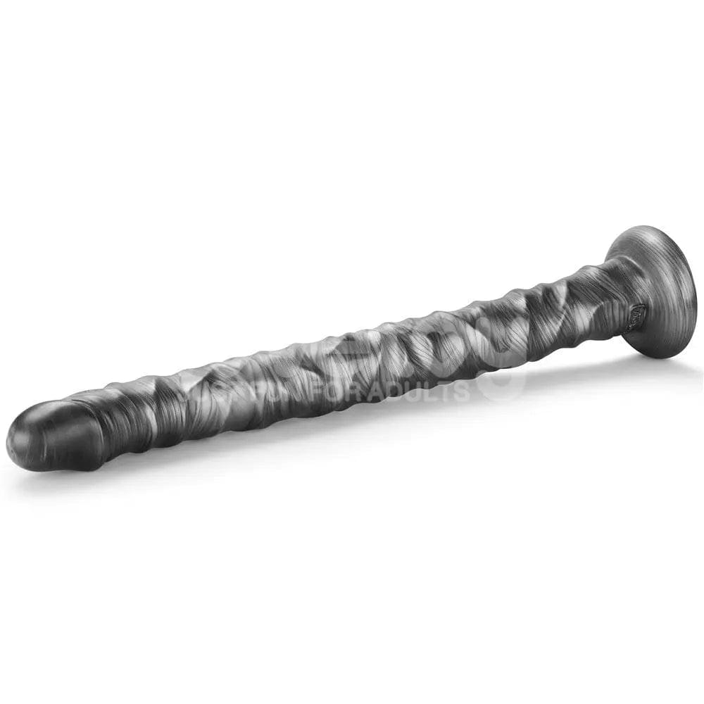 King Sized Vibrating Vibrax Slider - Grey 40.8 cm (16'') USB Rechargeable Vibrating Dildo Lovetoy Discreet Intimate Essentials.