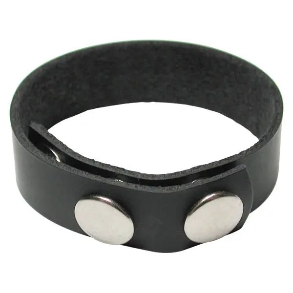 Shop affordable quality KinkLab 3 Snap Cock Ring - Leather Adjustable Cock Ring - Discreet Intimate Essentials - COCK RINGS - Stockroom