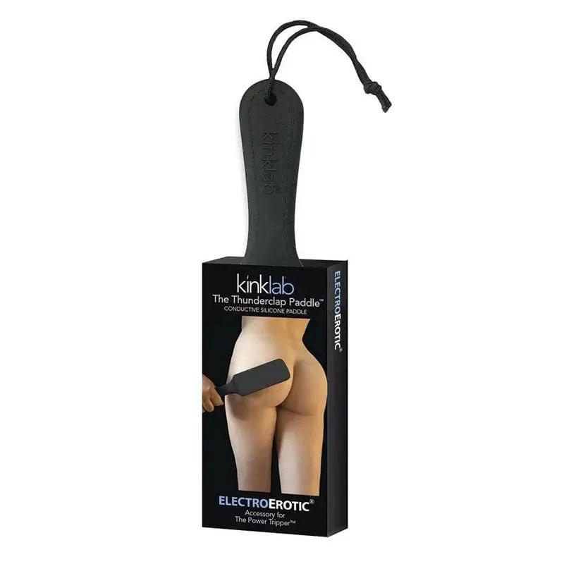 KinkLab The Thunderclap Paddle - E-Stim Accessory for Kinklab Power Tripper Stockroom Discreet Intimate Essentials.