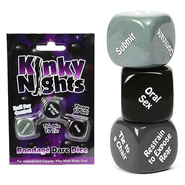 Kinky Nights Dice - Lovers Dice Game Creative Conceptions Discreet Intimate Essentials.
