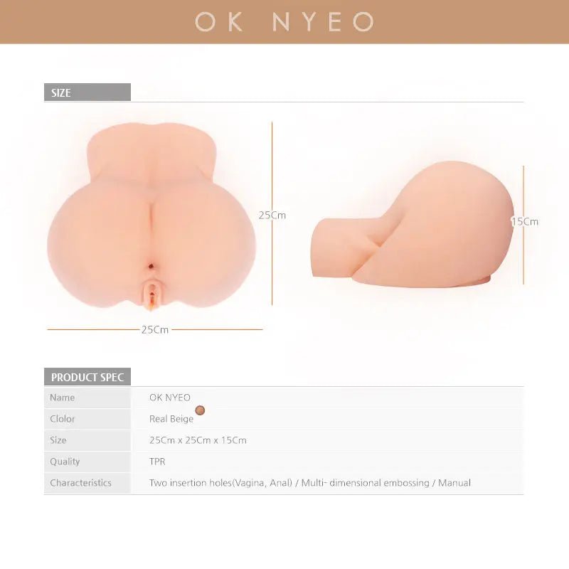 Shop affordable quality Kokos Real Hip Oknyeo - Doggy Style Masturbator - Discreet Intimate Essentials - MASTURBATORS - Kokos