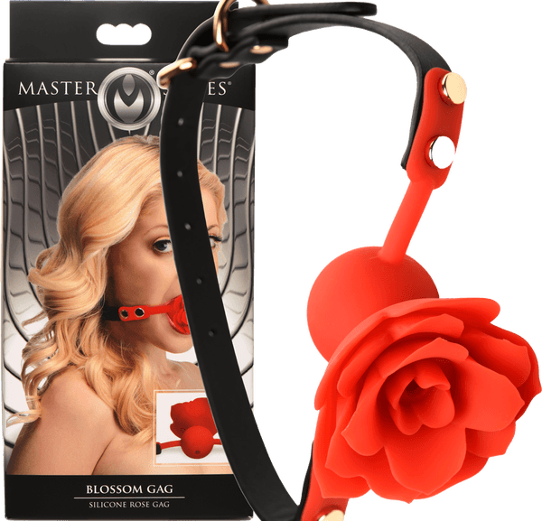 Blossom Gag Silicone Rose Gag