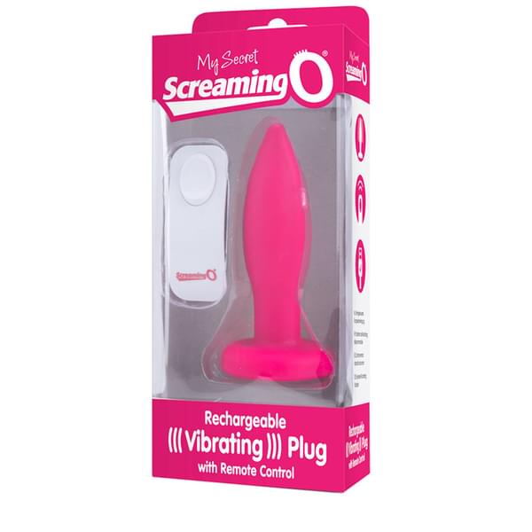 Vibrating Plug With Remote (Black)