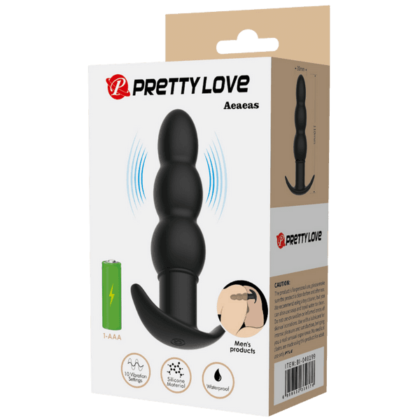 Silicone Butt Plug - Aeaeas (Black)