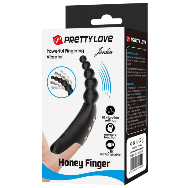 Rechargeable Honey Finger - Jordin (Black)
