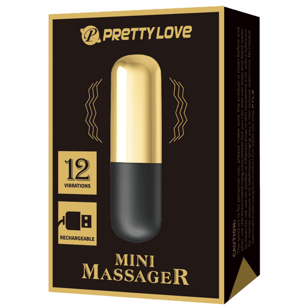 Rechargeable Mini Massager (Gold)