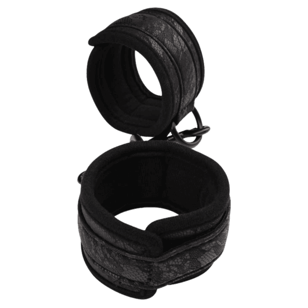 Tempt Him Hand Cuffs (Black)