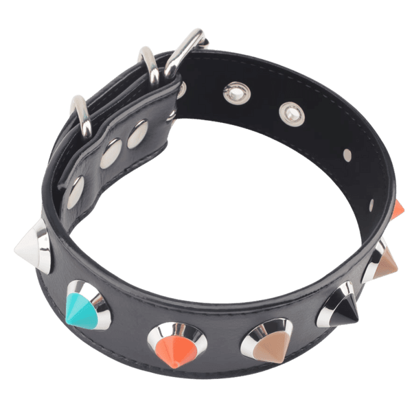 Collar with Thorns (Black)