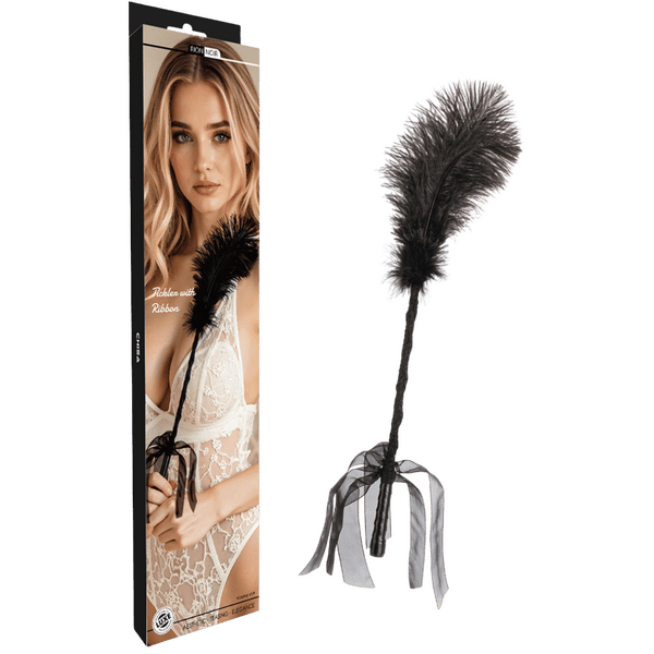 Tickler with Ribbon (Black)