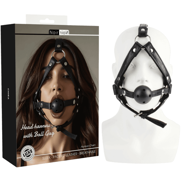 Head harness with Ball Gag