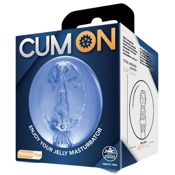 Pocket Jelly Masturbator 3.5" (Blue)