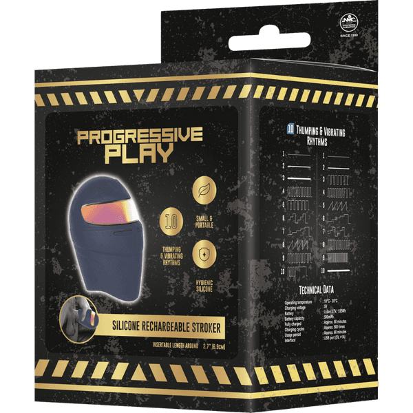 Silicone Rechargeable Stroker (Black)