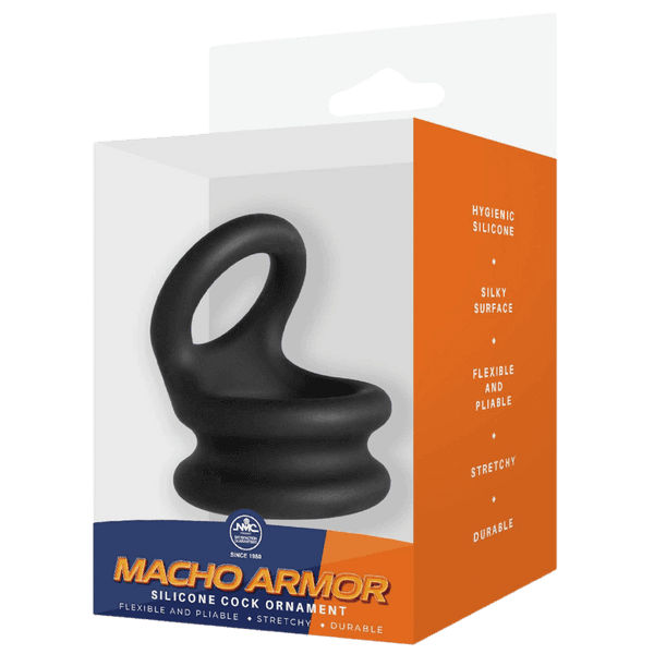 Silicone Cock Ring - Medium (Black)