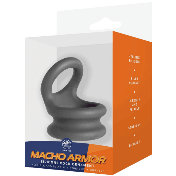 Silicone Cock Ring - Medium (Black)
