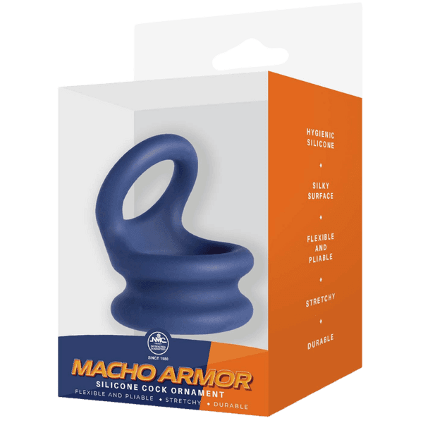 Silicone Cock Ring - Medium (Black)