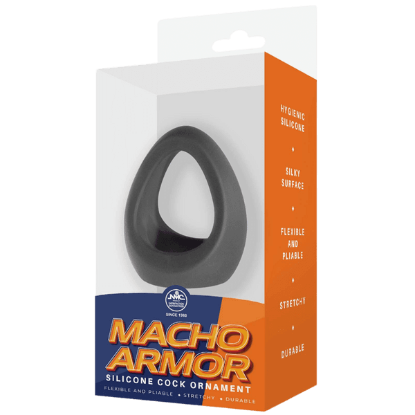 Silicone Cock & Ball Ring - (Black)